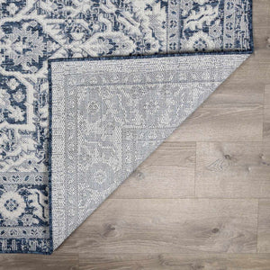 Etoile Navy Blue Performance Rug