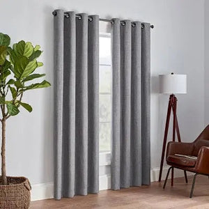 Eclipse Rowland Blackout Window Curtain Panel - 52" Wide, 108" Length