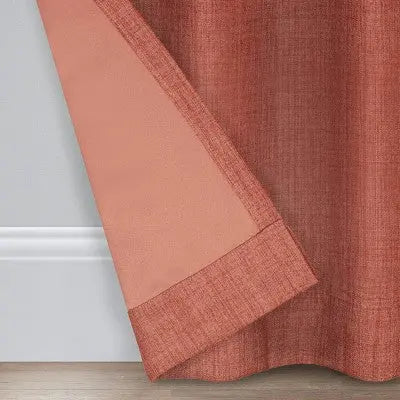 Eclipse Rowland Blackout Window Curtain Panel - 52" Wide, 108" Length