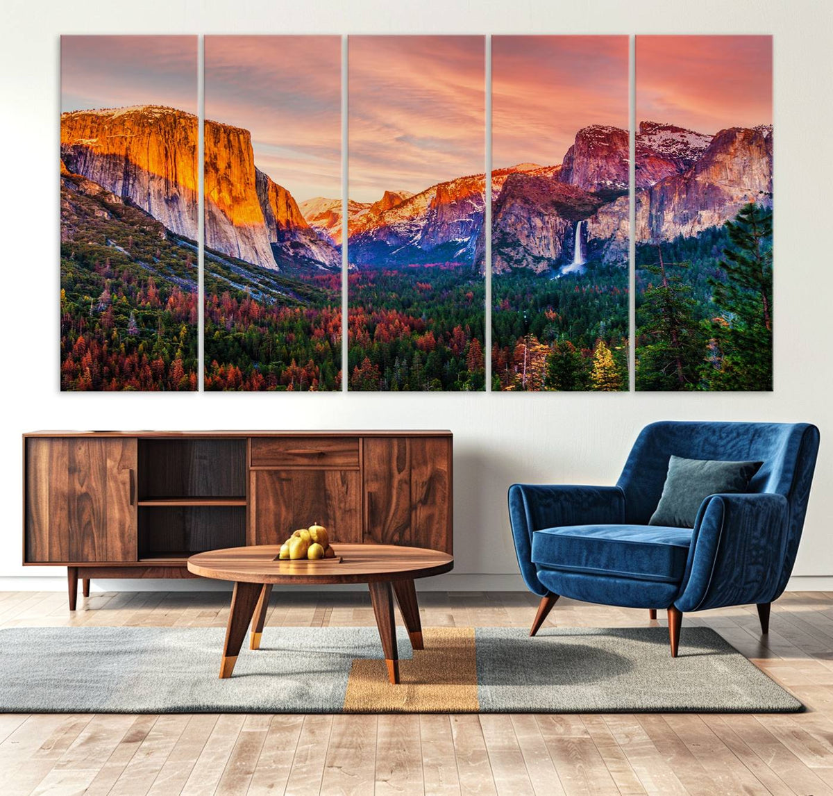 El Capitan Yosemite National Park Canvas Wall Art Print