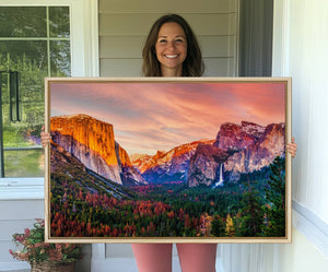 El Capitan Yosemite National Park Canvas Wall Art Print