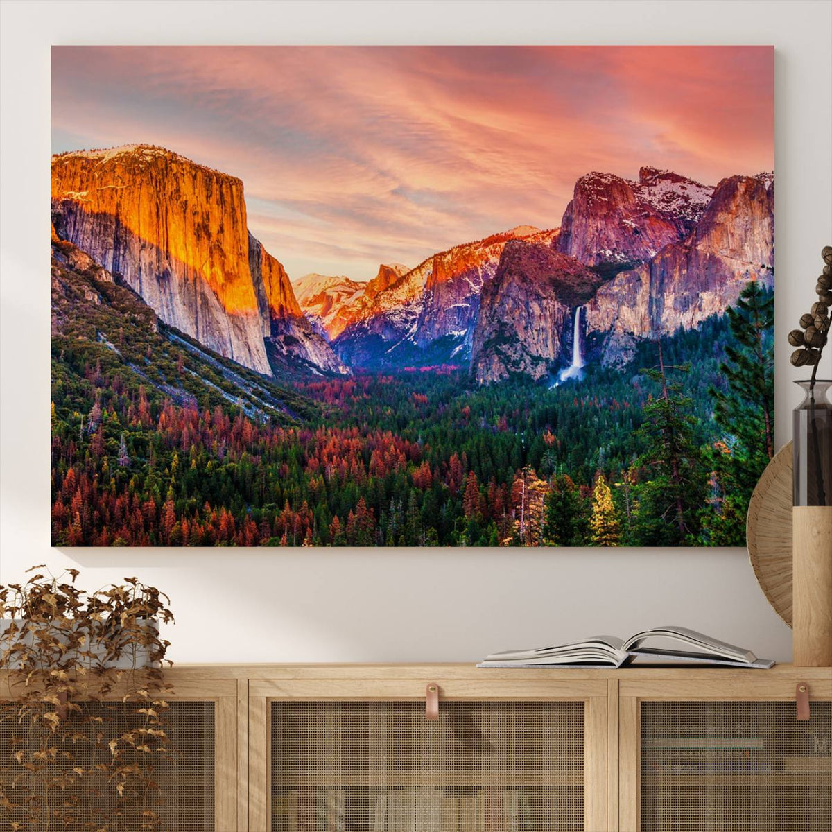 El Capitan Yosemite National Park Canvas Wall Art Print
