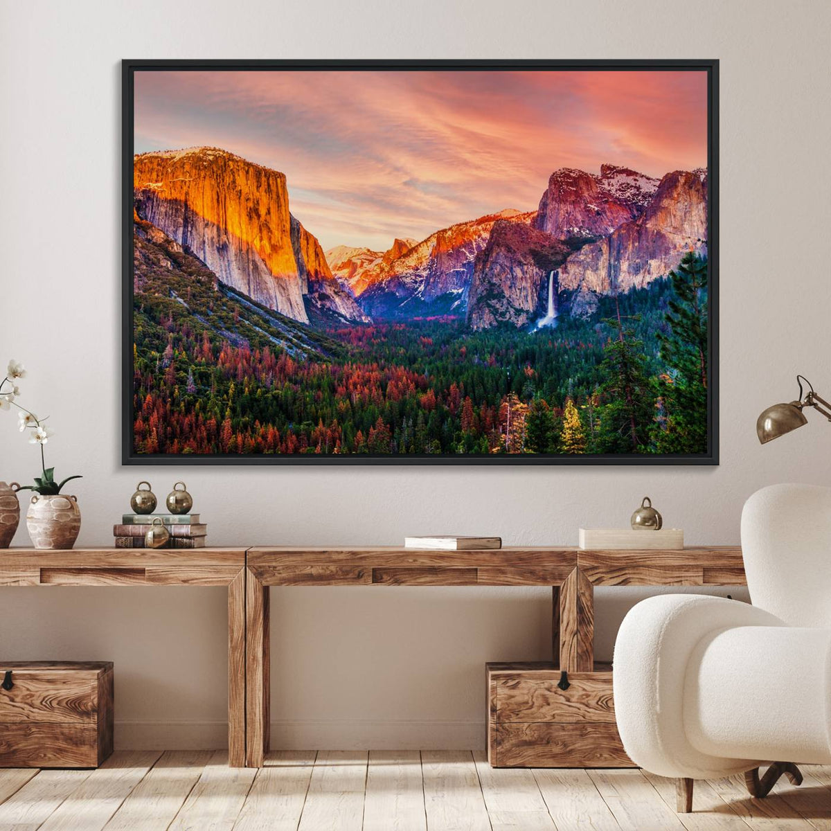 El Capitan Yosemite National Park Canvas Wall Art Print