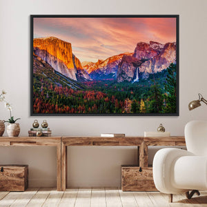 El Capitan Yosemite National Park Canvas Wall Art Print