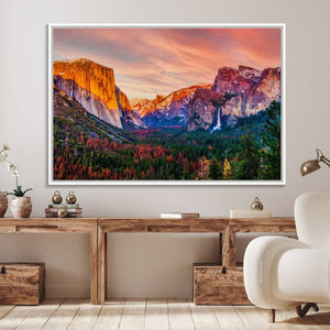 El Capitan Yosemite National Park Canvas Wall Art Print