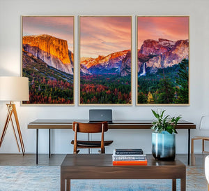 El Capitan Yosemite National Park Canvas Wall Art Print
