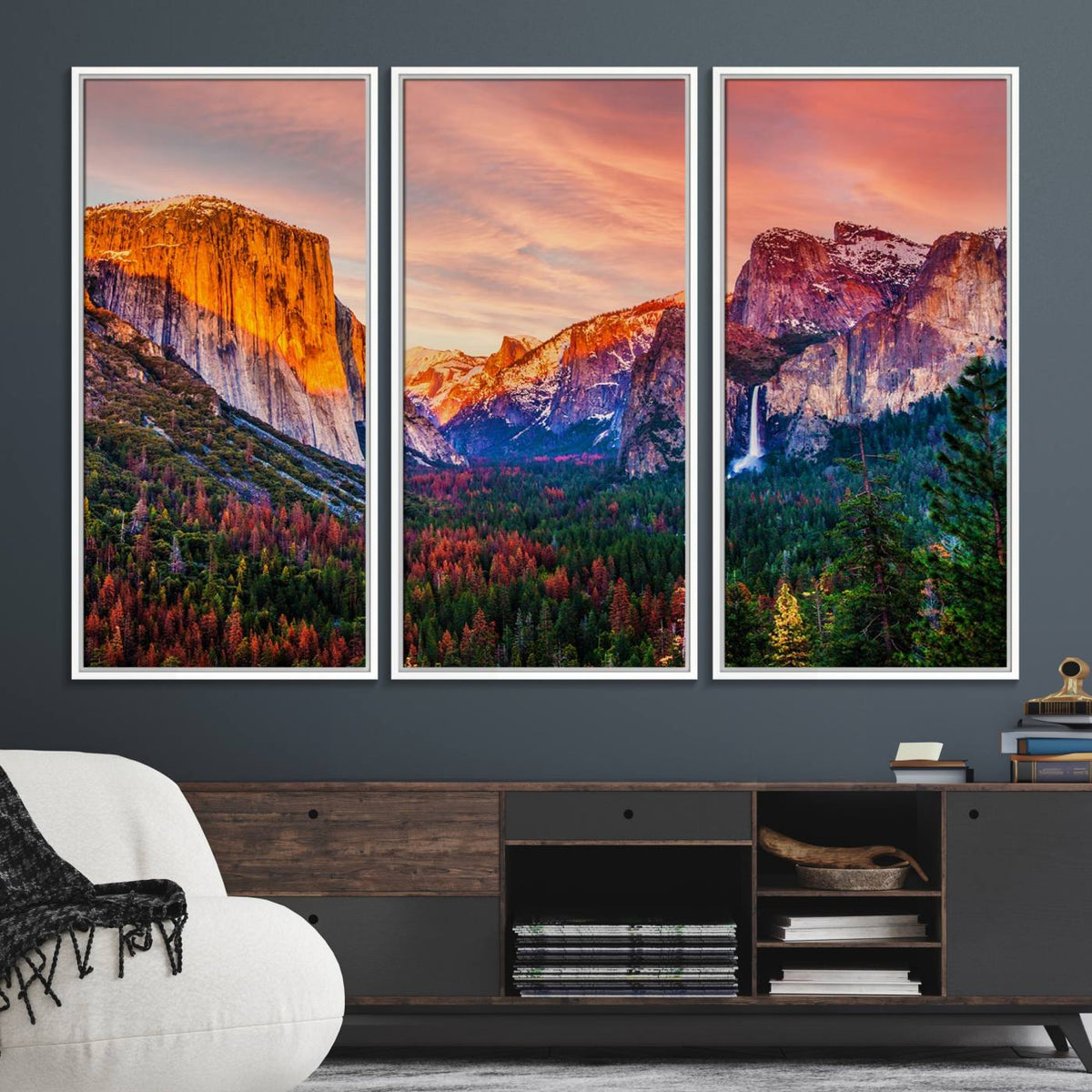 El Capitan Yosemite National Park Canvas Wall Art Print