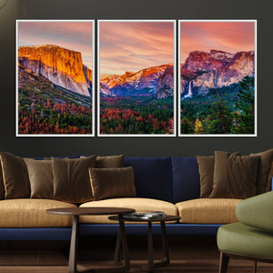 El Capitan Yosemite National Park Canvas Wall Art Print