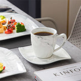 Elvira Marble Grey 30 Piece Dinnerware Set