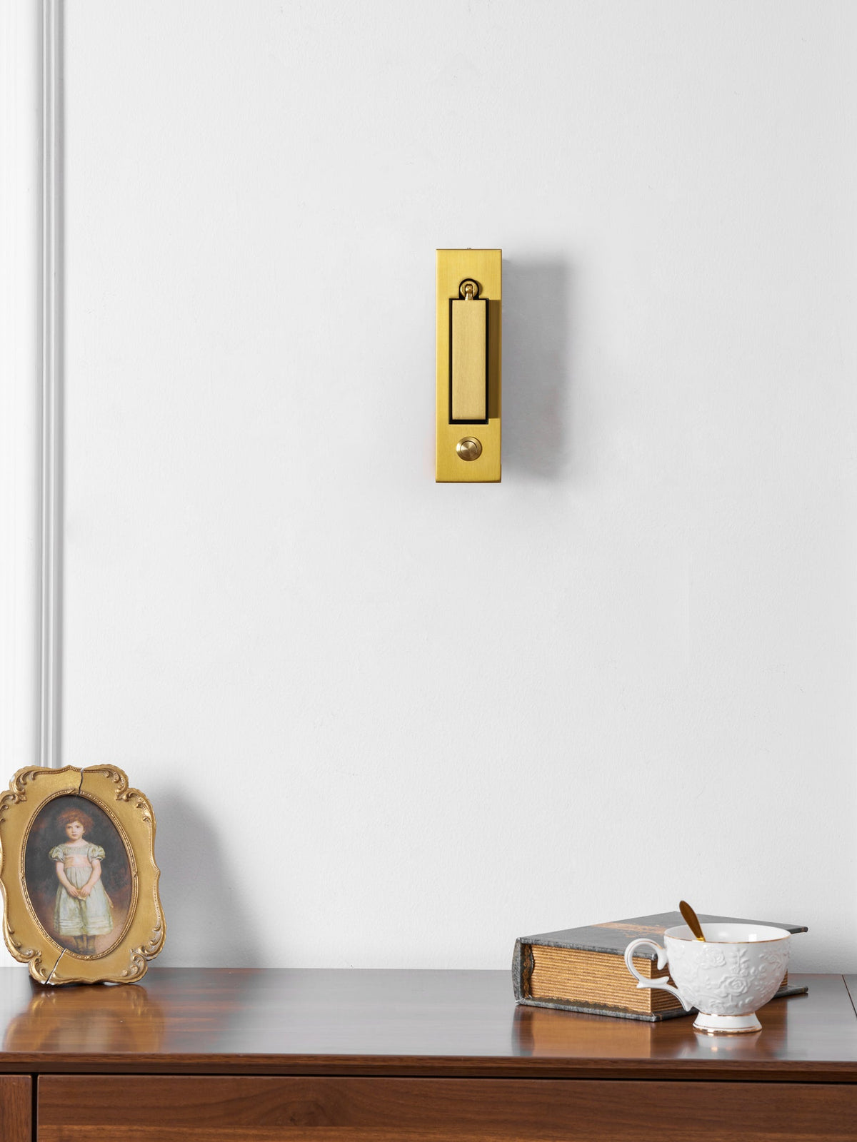 Recessed Folding Bedside Wall Sconce with Warm LED | Flush Reading Light for Bedrooms