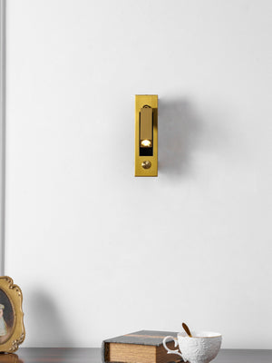 Recessed Folding Bedside Wall Sconce with Warm LED | Flush Reading Light for Bedrooms