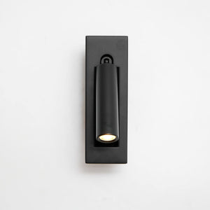 Recessed Folding Bedside Wall Sconce with Warm LED | Flush Reading Light for Bedrooms
