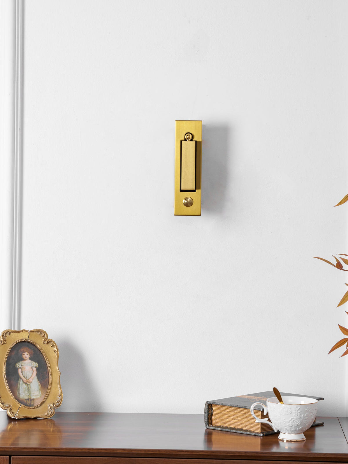 Recessed Folding Bedside Wall Sconce with Warm LED | Flush Reading Light for Bedrooms