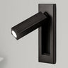Recessed Folding Bedside Wall Sconce with Warm LED | Flush Reading Light for Bedrooms