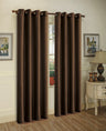 J&V Textiles 2 Panels Solid Grommet Faux Silk Window Curtain Drapes Treatment in 84" Length