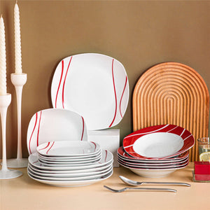 Felisa 18 Piece Dinnerware Set