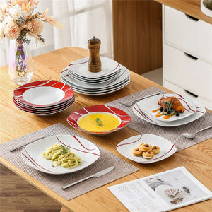 Felisa 18 Piece Dinnerware Set