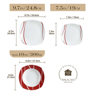 Felisa 18 Piece Dinnerware Set