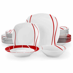 Felisa 24 Piece Dinnerware Set