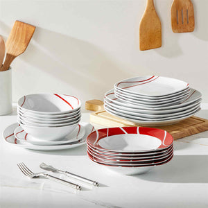 Felisa 24 Piece Dinnerware Set