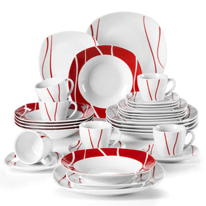 Felisa 30 Piece Dinnerware Set