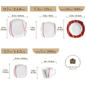 Felisa 30 Piece Dinnerware Set