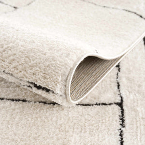 Keats Black & White  Area Rug - Clearance