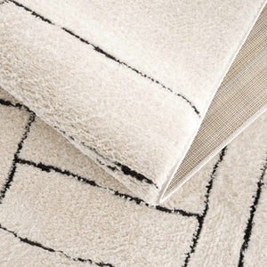 Keats Black & White  Area Rug - Clearance