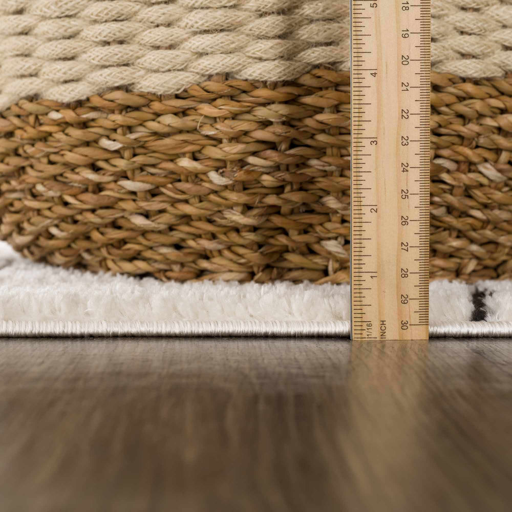 Keats Black & White  Area Rug - Clearance