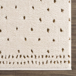 Julie Ivory & Brown Area Rug