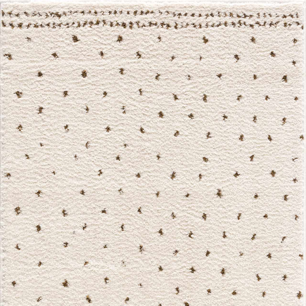 Julie Ivory & Brown Area Rug