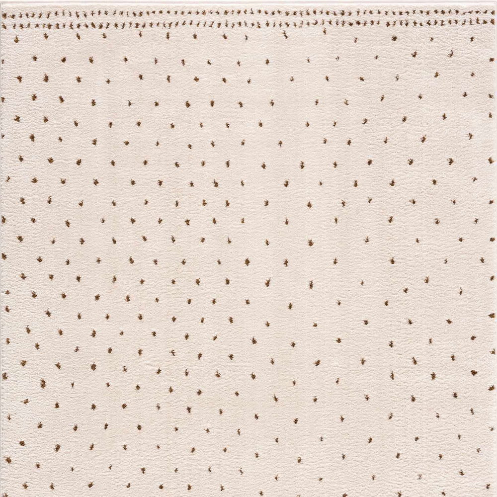 Julie Ivory & Brown Area Rug