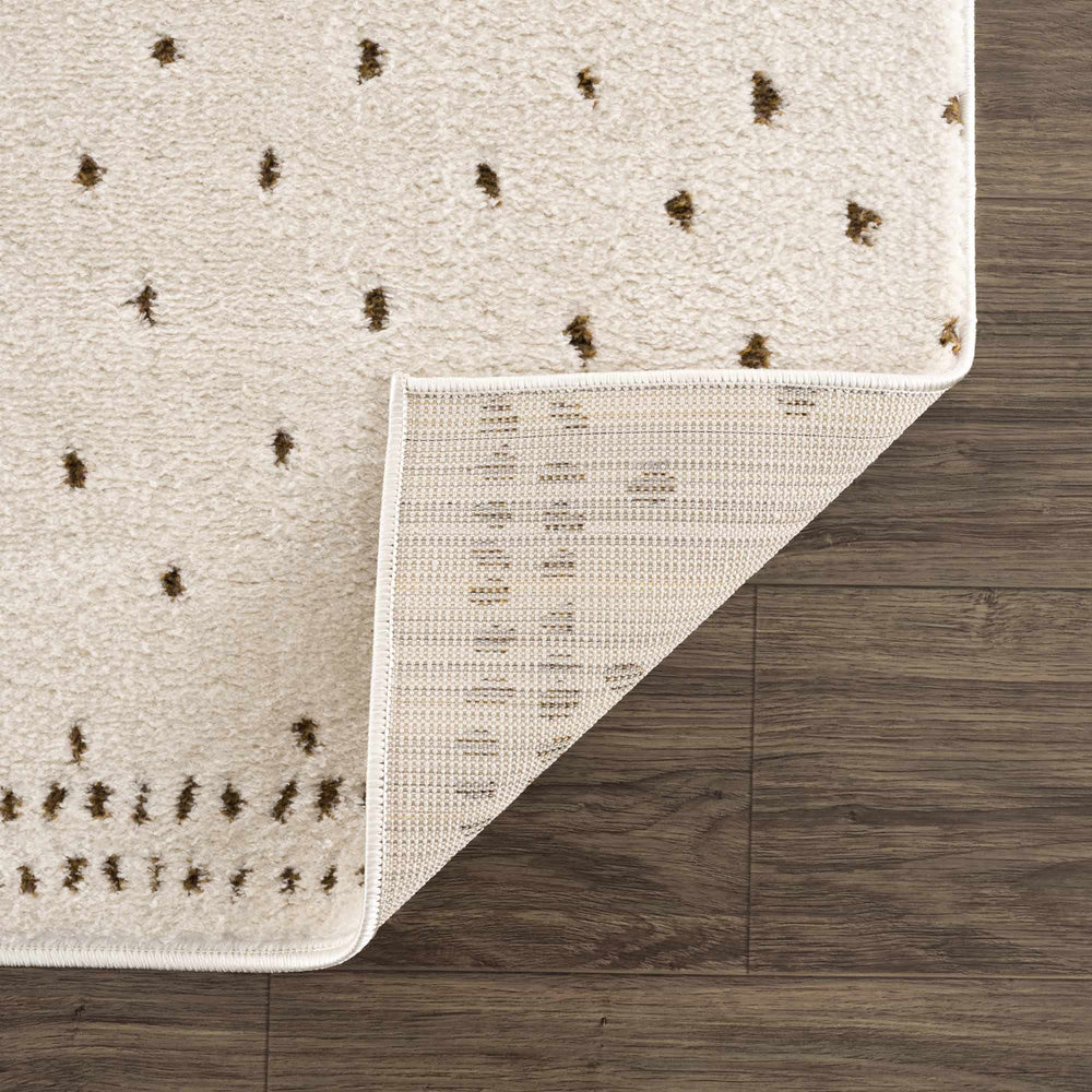 Julie Ivory & Brown Area Rug