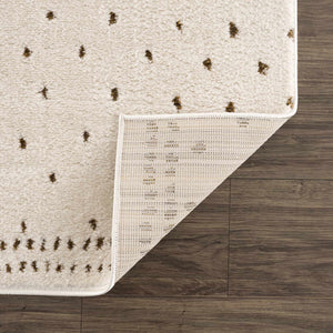 Julie Ivory & Brown Area Rug