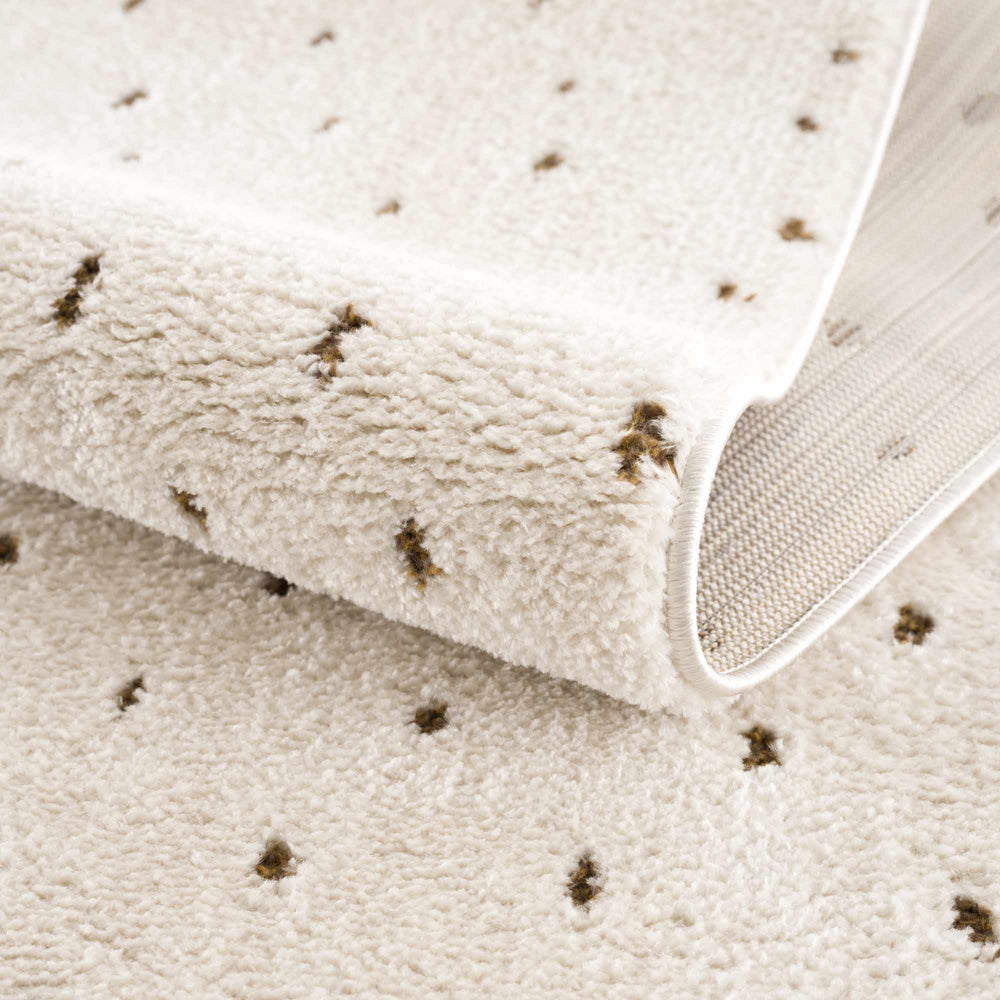 Julie Ivory & Brown Area Rug