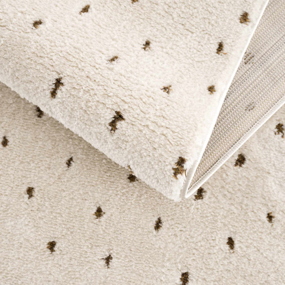 Julie Ivory & Brown Area Rug