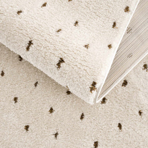 Julie Ivory & Brown Area Rug