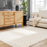 Julie Ivory & Brown Area Rug