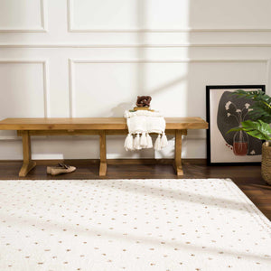Julie Ivory & Brown Area Rug