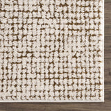 Keita Cream & Brown Area Rug