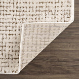 Keita Cream & Brown Area Rug