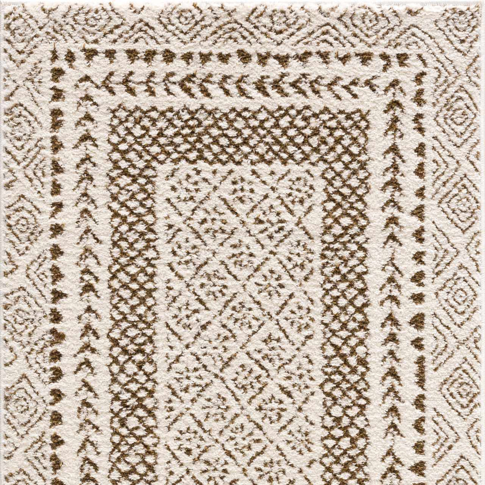 Julio Scandi Boho Area Rug - Brown