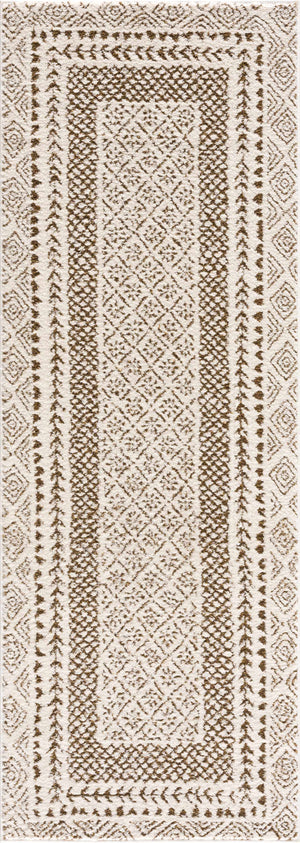 Julio Scandi Boho Area Rug - Brown
