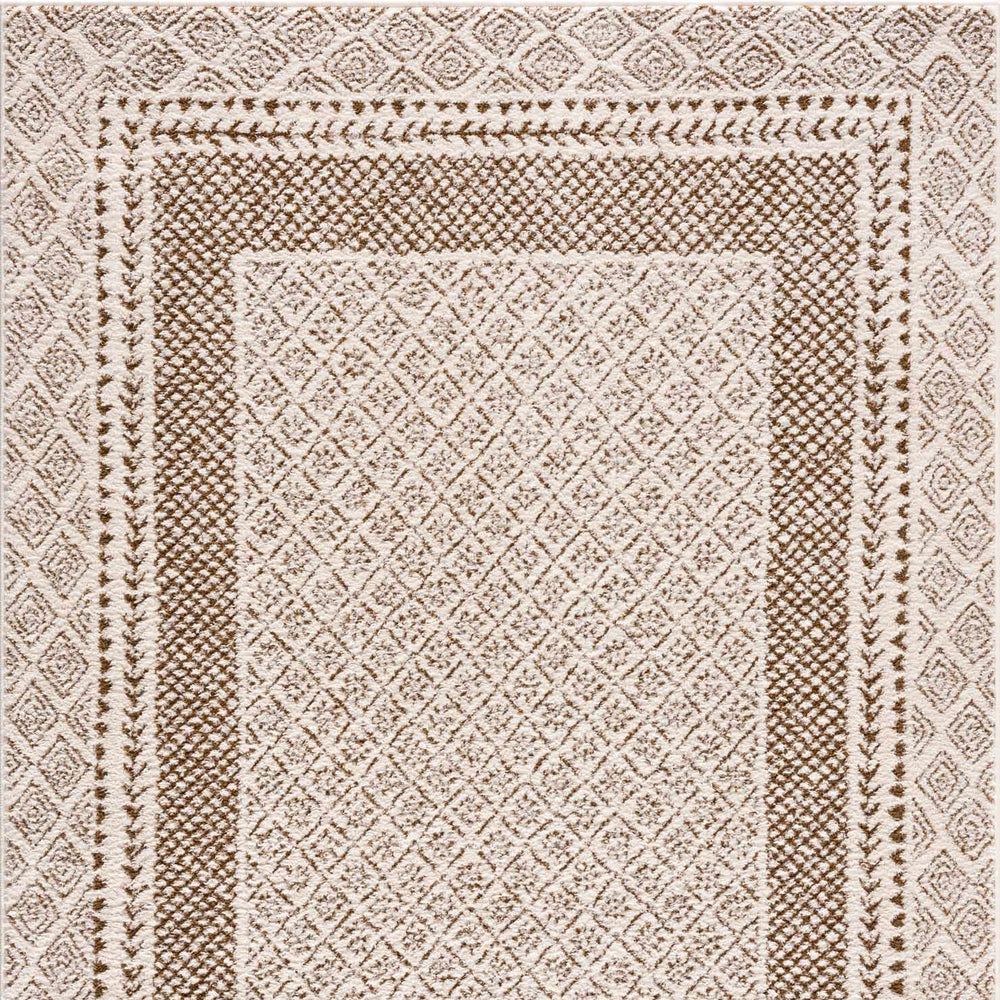 Julio Scandi Boho Area Rug - Brown