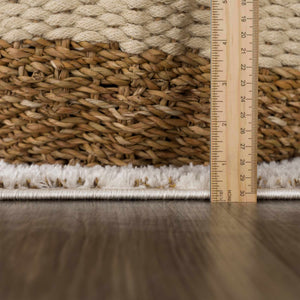Julio Scandi Boho Area Rug - Brown