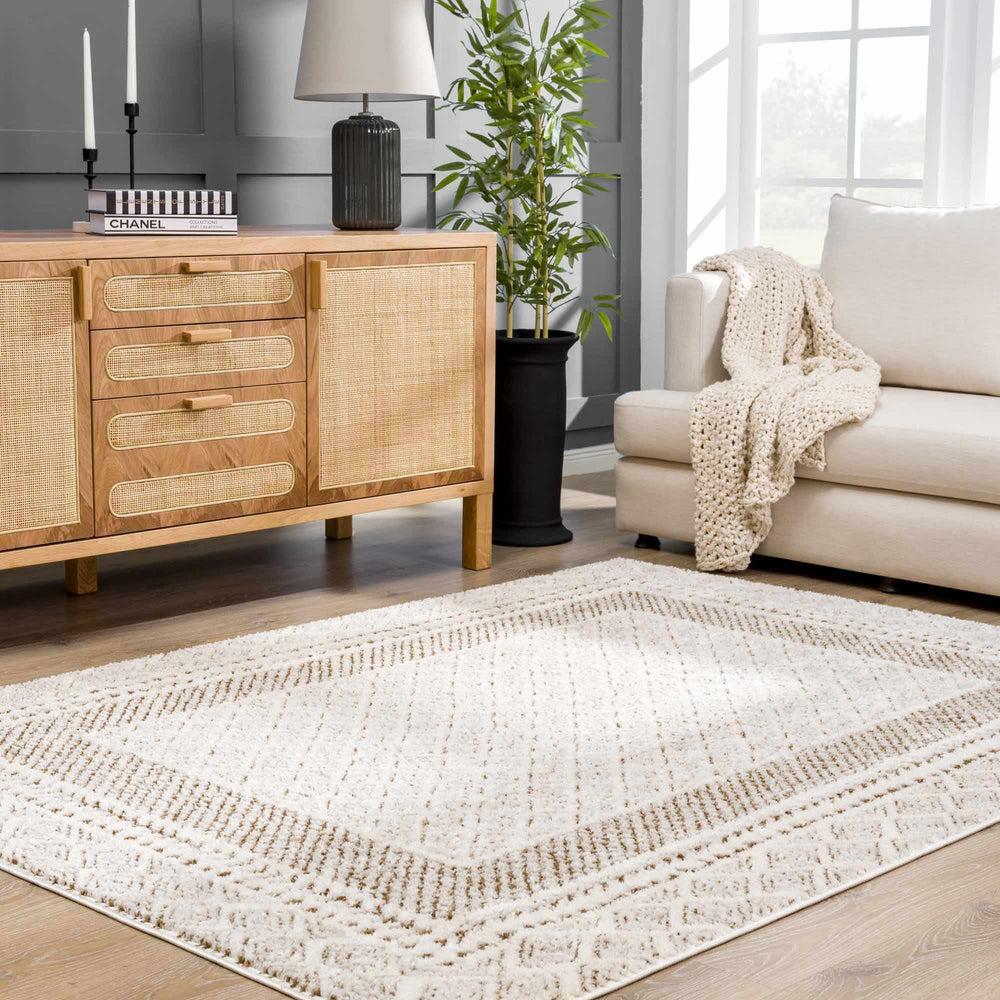 Julio Scandi Boho Area Rug - Brown