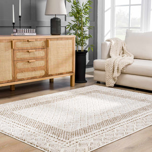 Julio Scandi Boho Area Rug - Brown