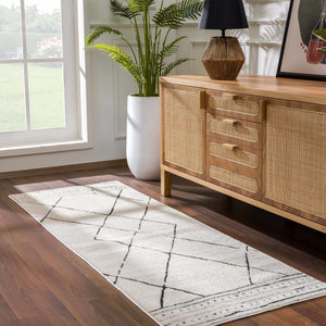 Keone Black & White Thick Rug