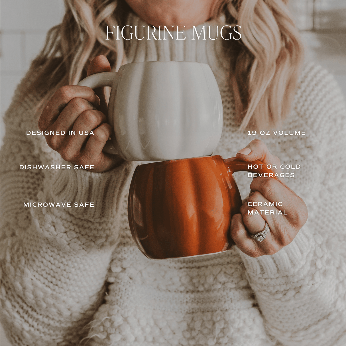 Cream Pumpkin Coffee Mug