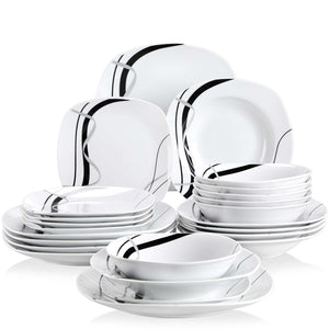 Fiona 24 Piece Dinnerware Set